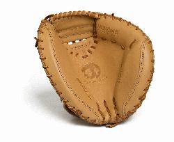 de Nokona catchers mitt made of top grain lea